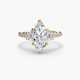 Split-Shank Pavé Solitaire