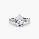 Split-Shank Pavé Solitaire