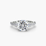 Split-Shank Pavé Solitaire