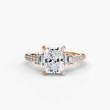 Split-Shank Pavé Solitaire