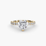 Scalloped Pavé Solitaire
