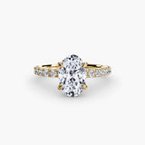 Scalloped Pavé Solitaire