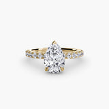Scalloped Pavé Solitaire