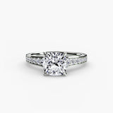 Petite Pavé Solitaire
