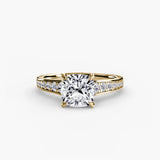 Petite Pavé Solitaire