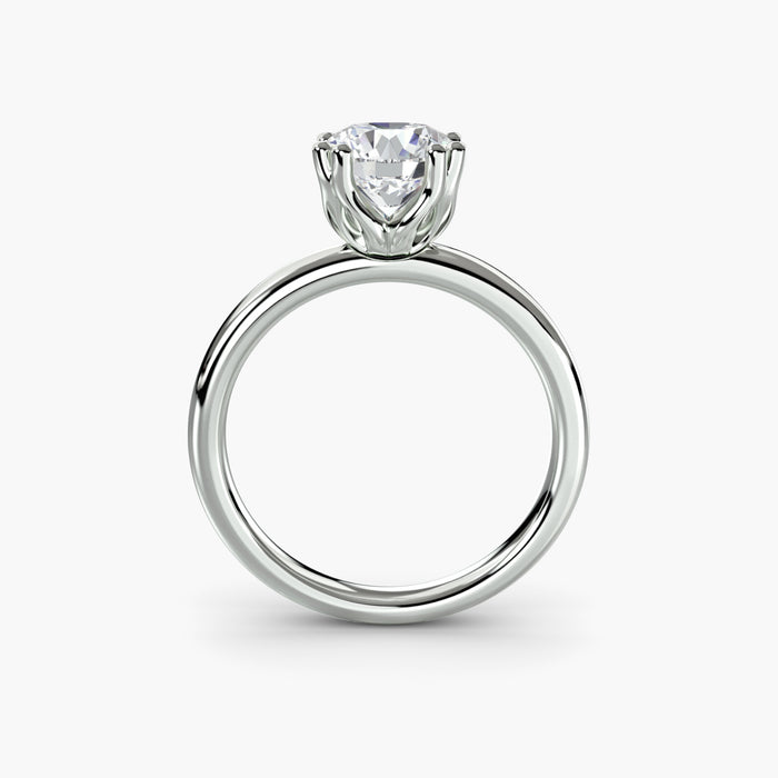 Six-Prong Classic Solitaire — diamond engagement ring