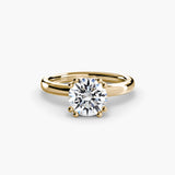 Six-Prong Classic Solitaire
